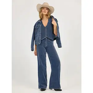 WRANGLER WOMEN BAILEY HIGH RISE WIDE LEG JEAN 112371956