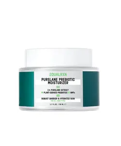 EqualRXN Purslane Prebiotic Moisturizer - Lightweight Daily Skin Repair Hydrating Gel-Cream with 1% Purslane Extract & Ceramide for All Skin Types