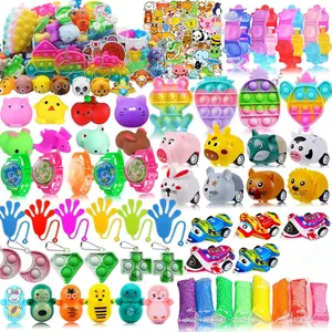 126 Pcs Pop Party Favors for Kids, Treasure Box Toys, Classroom Prizes, Goodie Bag Fillers, Carnival & Pinata Toys
