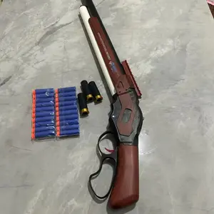 Toy M1887 Shell-Throwing Soft Bullet Gun Fire Shotgun Toys Blaster Gun Shooting Nerf Guns Rifle Boys Gift