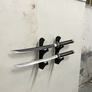 Wall Mounted Acrylic LED Sword Display Rack, Universal Martial Arts Sword & Fishing Rod Storage Holder, 1-2 Toy Sword Display Stand, Martial Arts Compatible, Fishing Rod Support