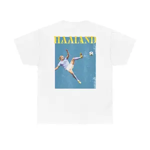 Erling Haaland - Man City - Acrobatic Goal T-Shirt cotton t-shirt