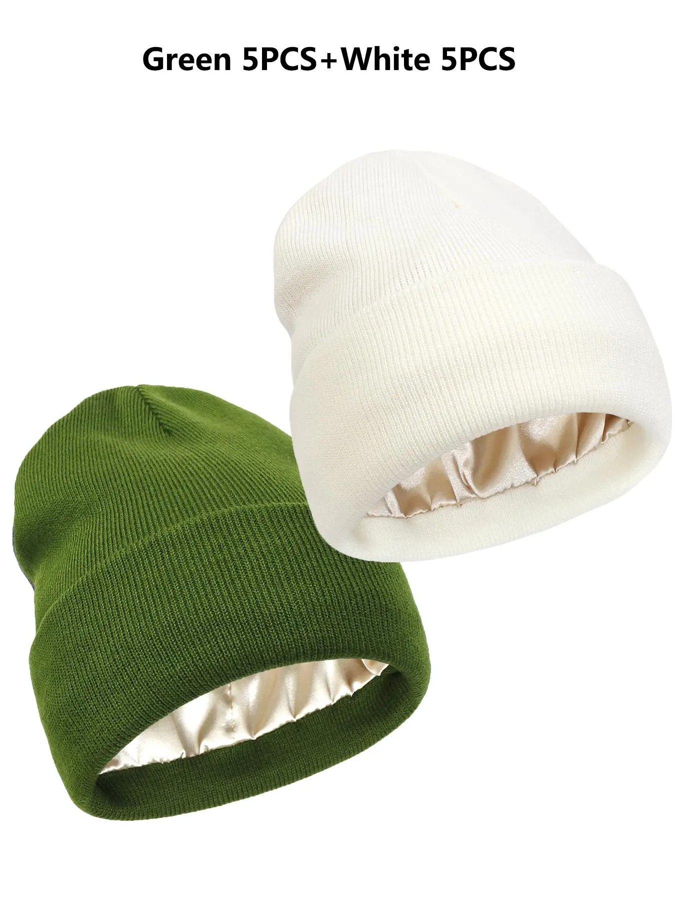 Green*5 pcs+White*5 pcs