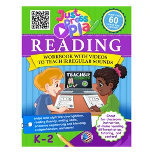 TeacherSidekick Reading Workbook with Videos for Teaching Irregular Sound Patterns
