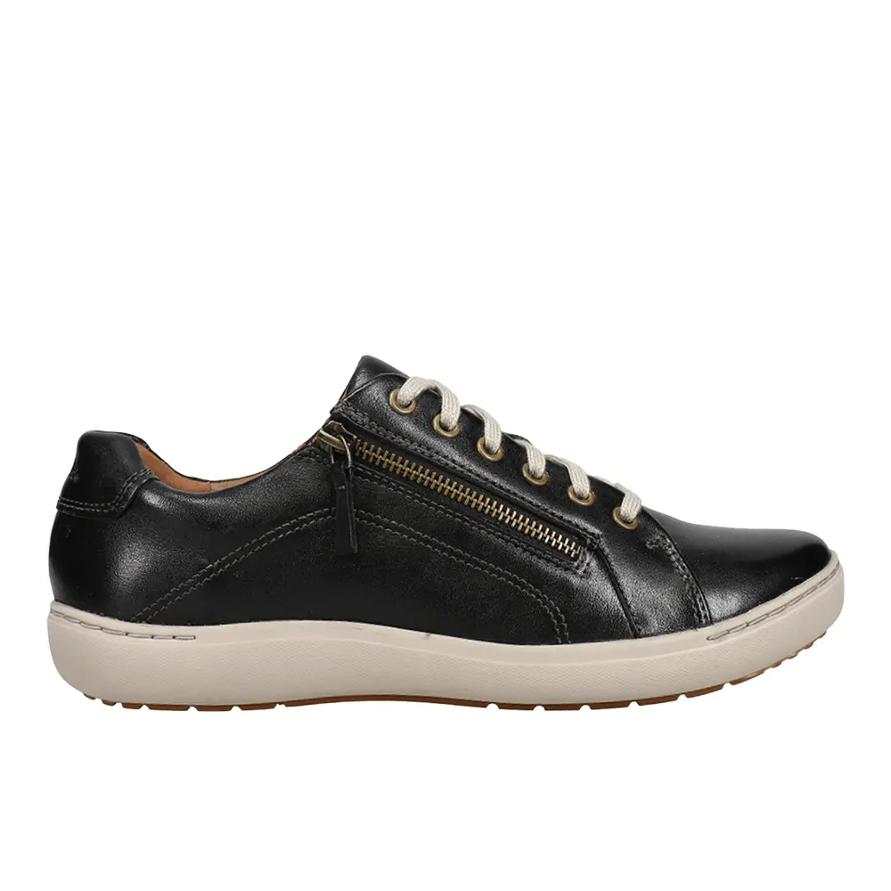 Clarks Womens Nalle Lace Up Sneakers Shoes Casual - Black