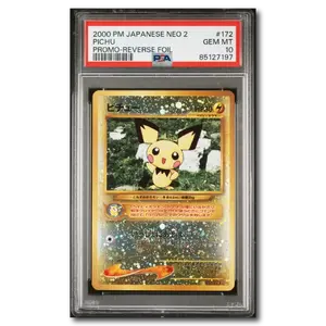 PSA 10 Pichu Neo Japanese Reverse Holo 2000
