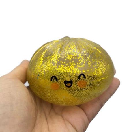 Expressive Big Dumpling Squishy - Blind Box, Mysecret Bun Fidget Toy, Soft TPR Material, Stress Relief, Unboxing Surprise,rare squishy Random Style per Pack. Cute Anxiety Relief Fidget with Steamer Box, suitable for children to exchange gifts