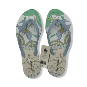 Pre-Owned Tory Burch Women's Chelsea Flip Flop Sandals 171948 (Acrobat Blue, US Footwear Size System, Adult, Women, Numeric, Medium, 7) - B0F63ZDMT4