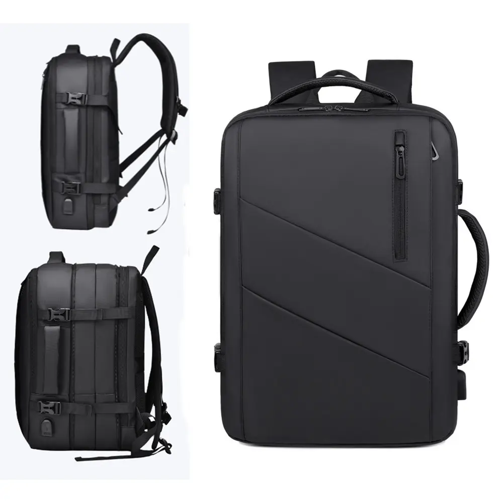 High-End Computer Bag, Large-Capacity Business Backpack, Office Work Bag, Work Laptop Bag, Water-Resistant Leather Film, Stylish Shoulder Bag for Professionals, Working Bag