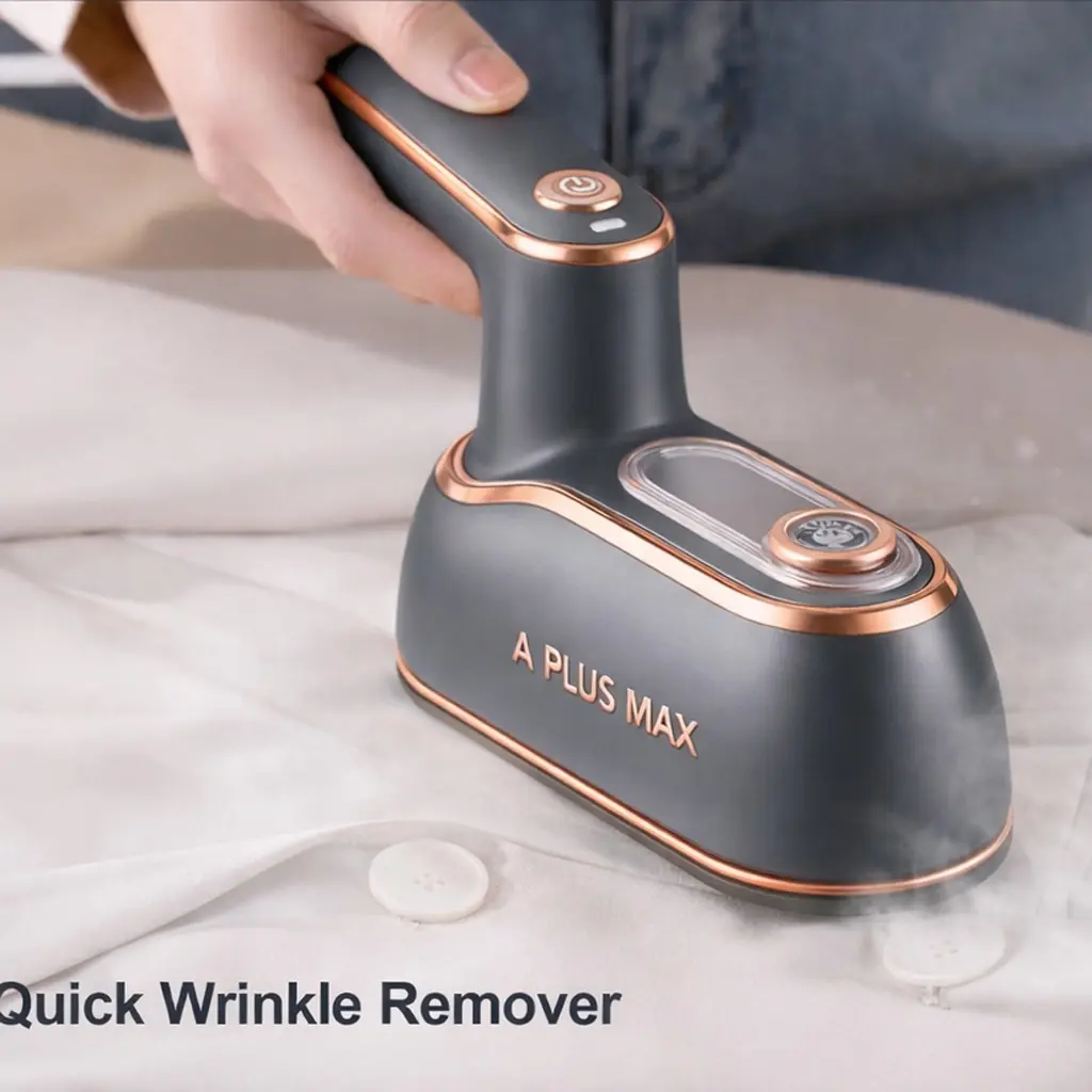 2-in-1 Steam Iron & Handheld Clothing Steamer - Portable Garment Wrinkle Remover, Fast Heat-Up, Large Soleplate, 150ml Water Tank, Lightweight for Home, Travel, Holiday Gifting, Garment Steam Machine, Multi-Function Handheld Travel Irons