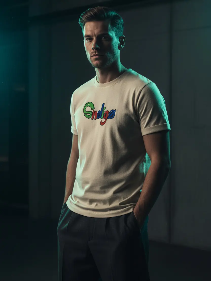 Men's Short-Sleeve T-Shirt with Sndigø Logo