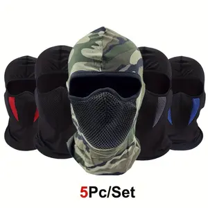 Cycling Face Mask Motorcycle Thermal Headgear Outdoor Ski Mask Fleece Hat with Filter