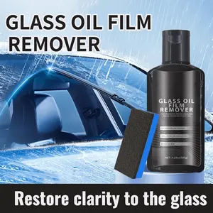 Heavy Duty Windshield Oil Film Cleaner - 120g No Streak Glass Paste for Car RV Rear View Mirror, Restores Clear Vision & Rainproof Protection