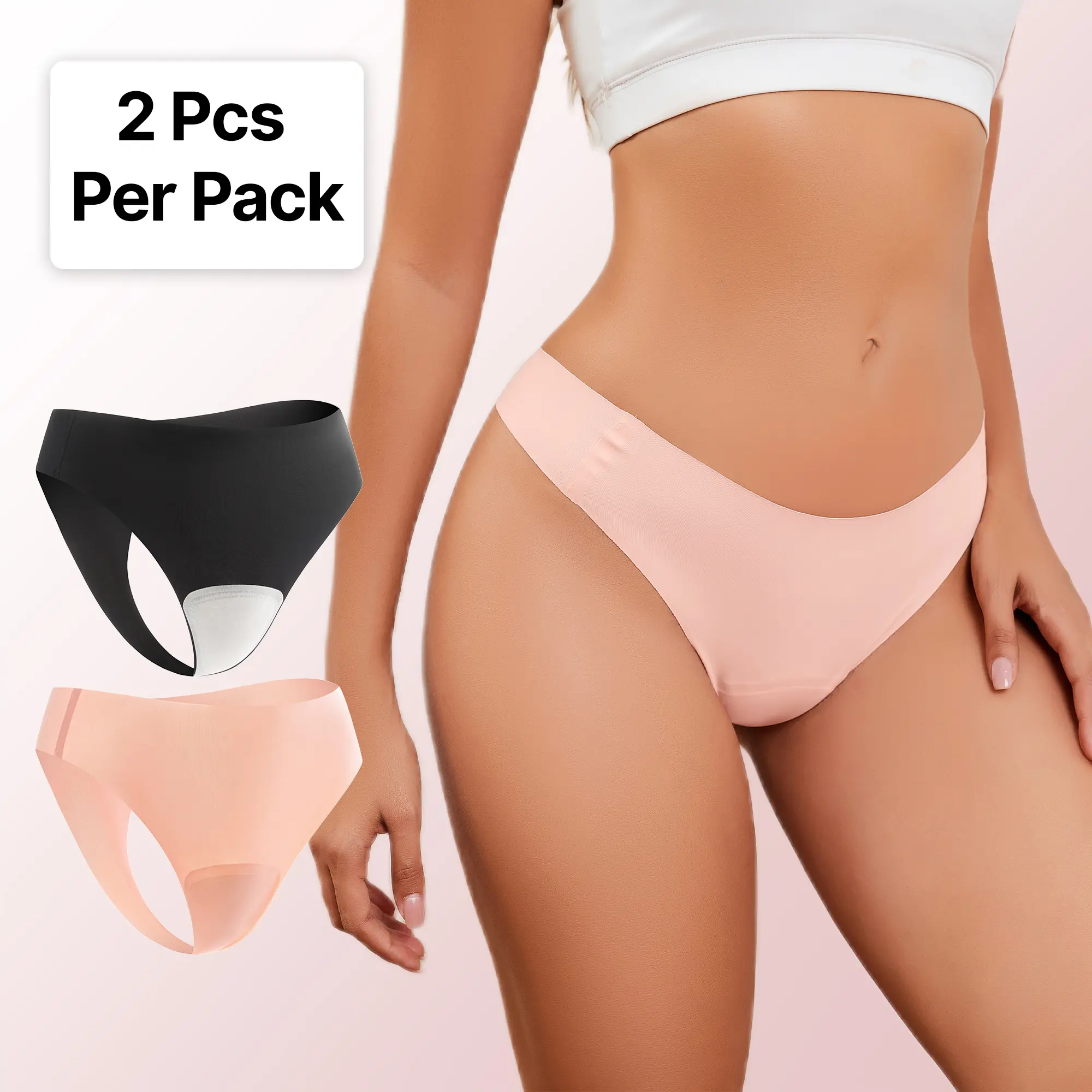 UGDUCK Camel Toe Cover Thongs for Women - G-String, Seamless Design, Basic Fit, Machine Washable, Comfortable Underwear - Workout, Gym, Yoga, Running, Activewear, Leggings - underwear for women
