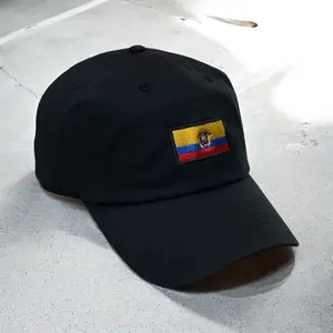 Ecuador Flag Embroidered Dad Hat for Men and Women
