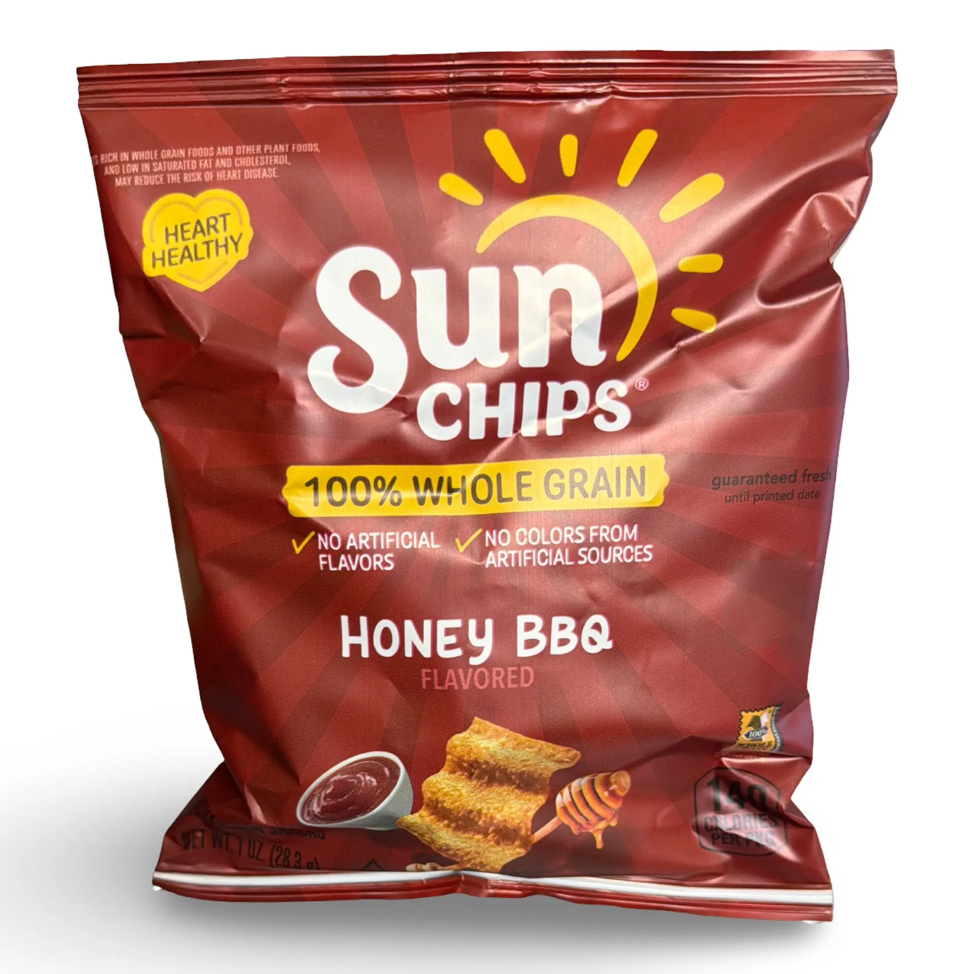 Sunchips Honey BBQ Whole Grain Chips, 1 Oz, 16 Bags Sunchips Honey BBQ Whole Grain Chips, 1 Oz, 16 Bags