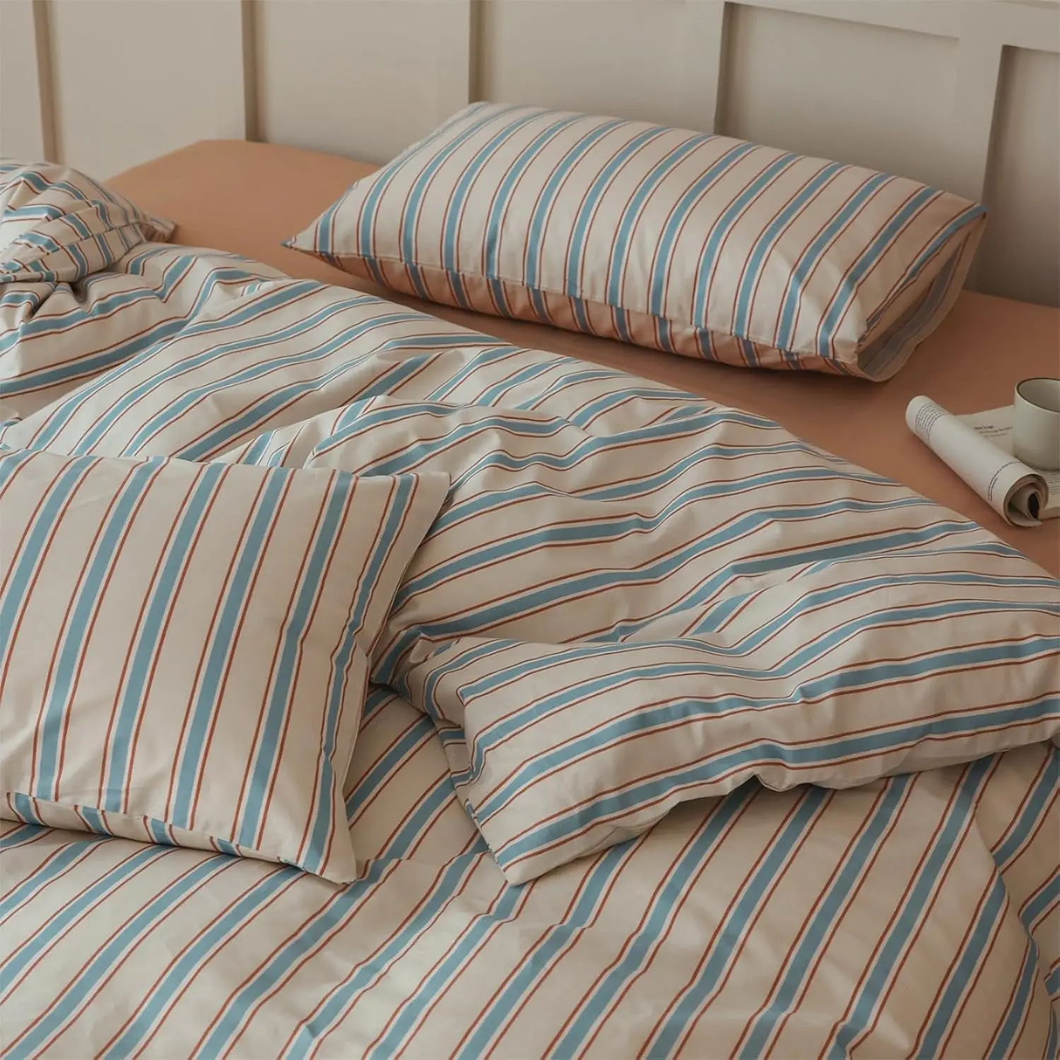 01# Blue Brown Striped