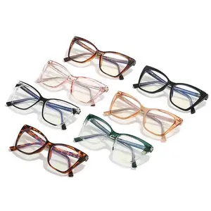 Cat Eye Women Men Glasses Frame |Fashion Clear Anti-blue Light Eyewear |Retro Spring Hinge Optical Frame TR90|Eyeglasses frames