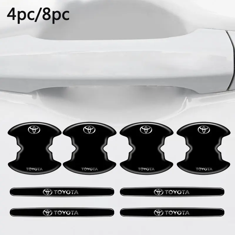 Unique Bargains 1 Set Automotive Door Handle Cover Trim For Toyota Camry 2018 2023 Chrome Silver Tone
