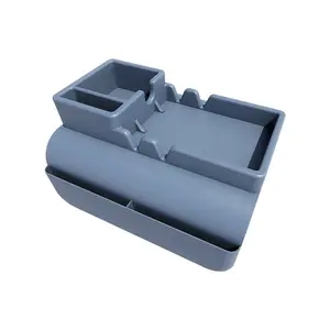 1pc Sofa Silicone Storage Bag with Cup Holder, Multifunctional Armrest Organizer Tray