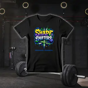 Men's Short-Sleeve Sports T-Shirt, Graffiti Collection, Sports & Outdoor Apparel