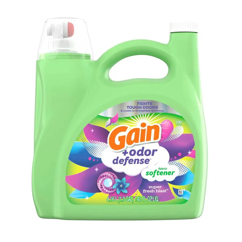 Odor Defense Super Fresh Blast Scent Liquid Fabric Softener, 190-Loads, 140 oz.
