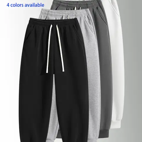 3-Pack Men’s Pants: men’s long pants, men’s sweatpants, men’s jogger pants. Soft, skin-friendly knit pants with a gathered hem, elastic waistband with drawstring design; loose sweatpants,fashion street style sweatpants, everyday outfit,fitness pant