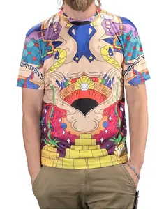 Taylor Rose Interdimensional Temple Shirt Unisex Fit Psychedelic Art for EDM Rave Festival Wear Vibrant UV Protected Polyester Entheos Vibrations