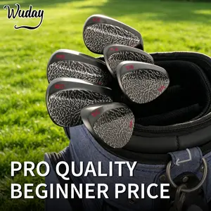 WUDAY Full CNC Milled Golf Wedge – Right Hand, Forged Feel, 6 Angles (50/52/54/56/58/60 Degree) – Gap Sand Lob Wedge with Stepped Steel Shaft & Anti-Slip Premium Rubber Grip