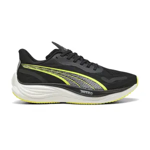 PUMA Mens Velocity Nitro 3 Wide Running Sneakers Shoes - Black