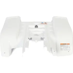 White Rear Fenders Plastic Body Compatible with 1987-2006 Yamaha Banshee 350 (YFZ350) Plastic Kit Replacemnt for 2GU-W2161-D0-00 2GUW2161D000 Parts Motor Part Replacement Motorbike Vehicle