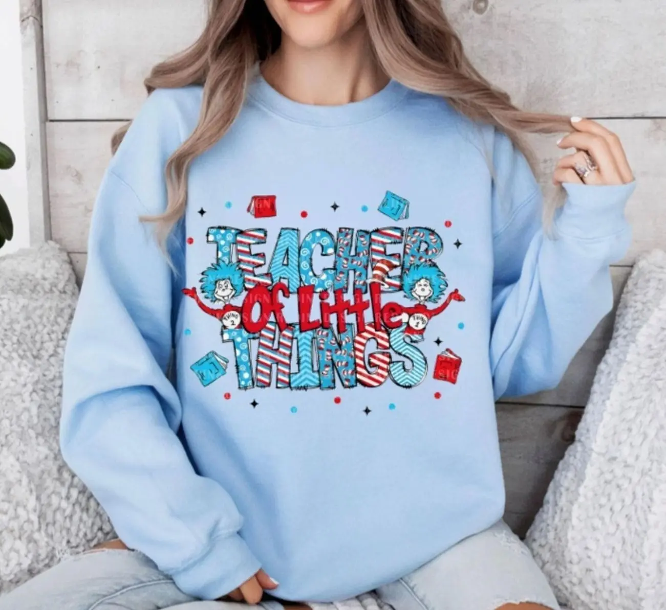 Adult & Youth Teacher Of Little Things Shirt, Cat In The Hat Shirt, Dr Seuss Shirt, Read Across America Shirt, Teacher Dr Seuss Shirt [Tshirt - Sweatshirt]
