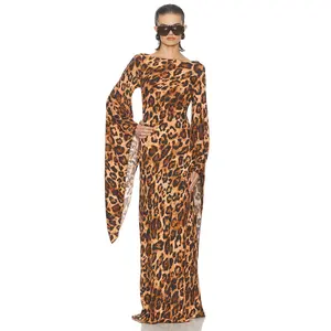 Helsa The Rosalind Dress in Leopard