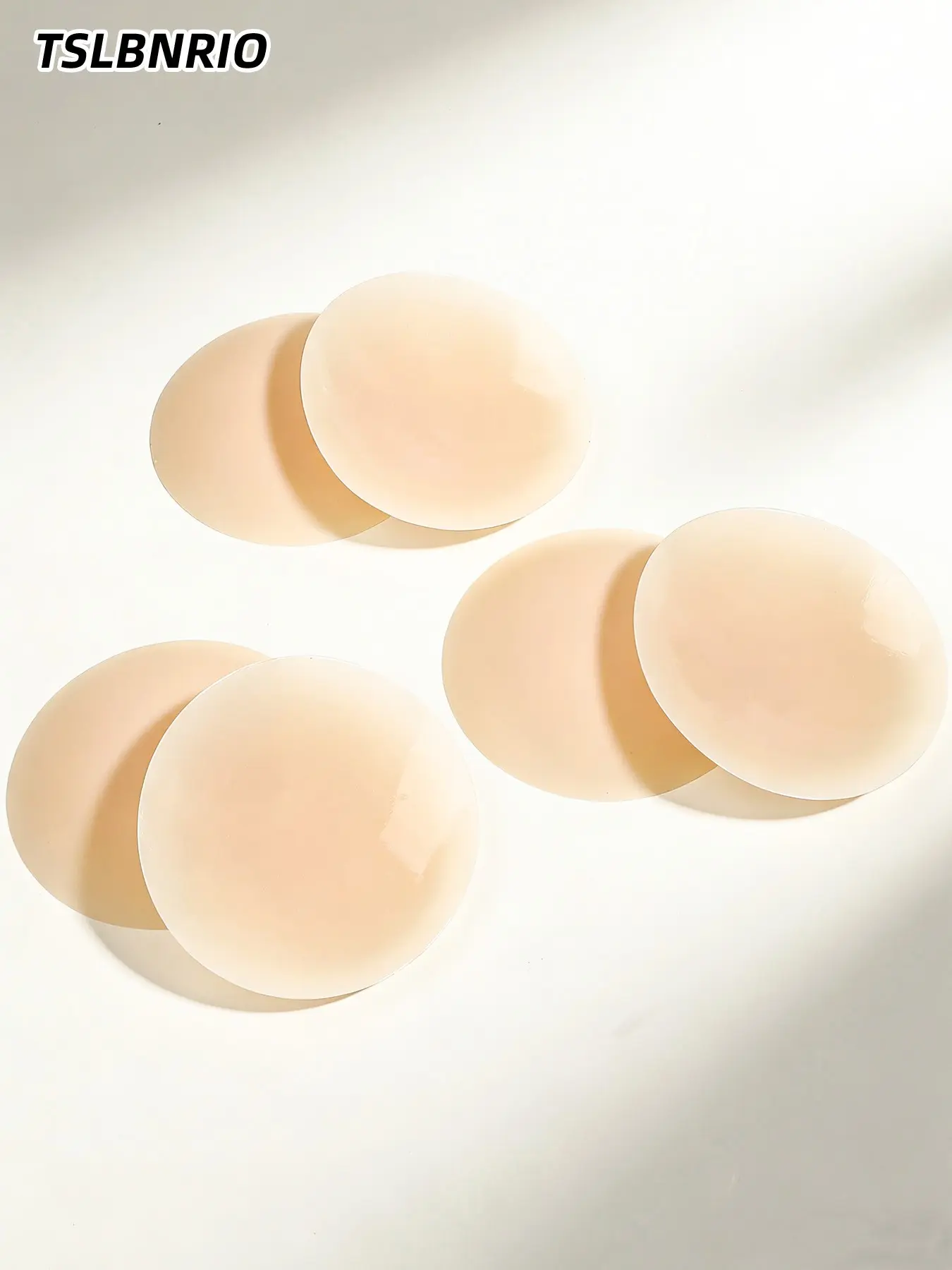 Reusable Silicone Nipple Covers for Women, Strapless Invisible Seamless Design, Ultra-Thin Breathable Protection, Suitable for All Skin Types, Casual