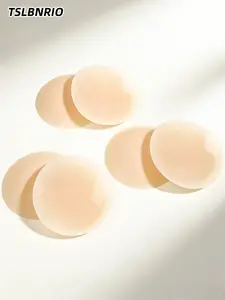 Reusable Silicone Nipple Covers for Women, Strapless Invisible Seamless Design, Ultra-Thin Breathable Protection, Suitable for All Skin Types, Casual