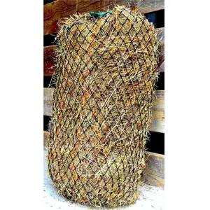 212 MAIN Square Bale Hay Net Feeder, Farm Animal Feeding Tool for Horses