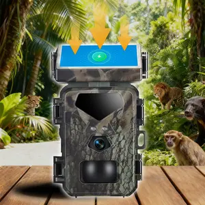 Hunting Camera, Equipped with A Night Vision, Waterproof, 120° Wide-angle Lens Wildlife Camera，Suitable for Outdoor Wildlife Detection, Home Security Monitoring, Hunting Essentials Deer Camera，Men Gift, Trail Camera