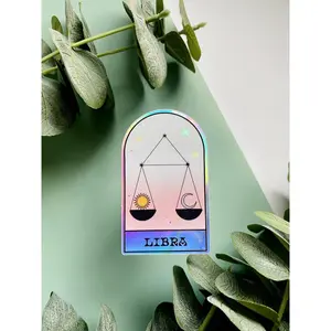 Libra Zodiac Sticker
