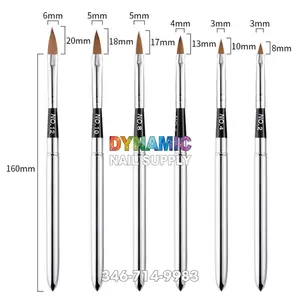 3D flowers sculpting brush set - 6 different sizes