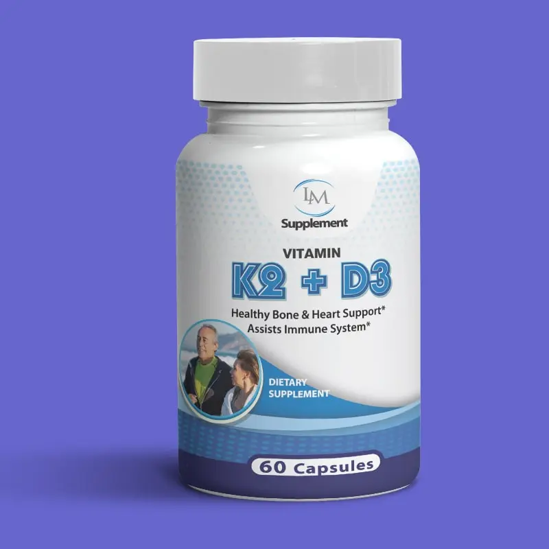 Vitamin K2+D3 Healthy Bone & Heart Support Promotes a strong immune system