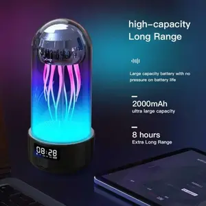 Colorful jellyfish lamp