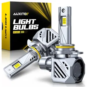 AUXITO 9012 HIR2 LED Headlight Bulbs,58000LM insane Brightness,6500K White,High/Low Beam Bulbs,70,000Hrs Long Service Life with Cooling Fans,CANBUS Ready,No Flickering ,IP68,Plug N Play