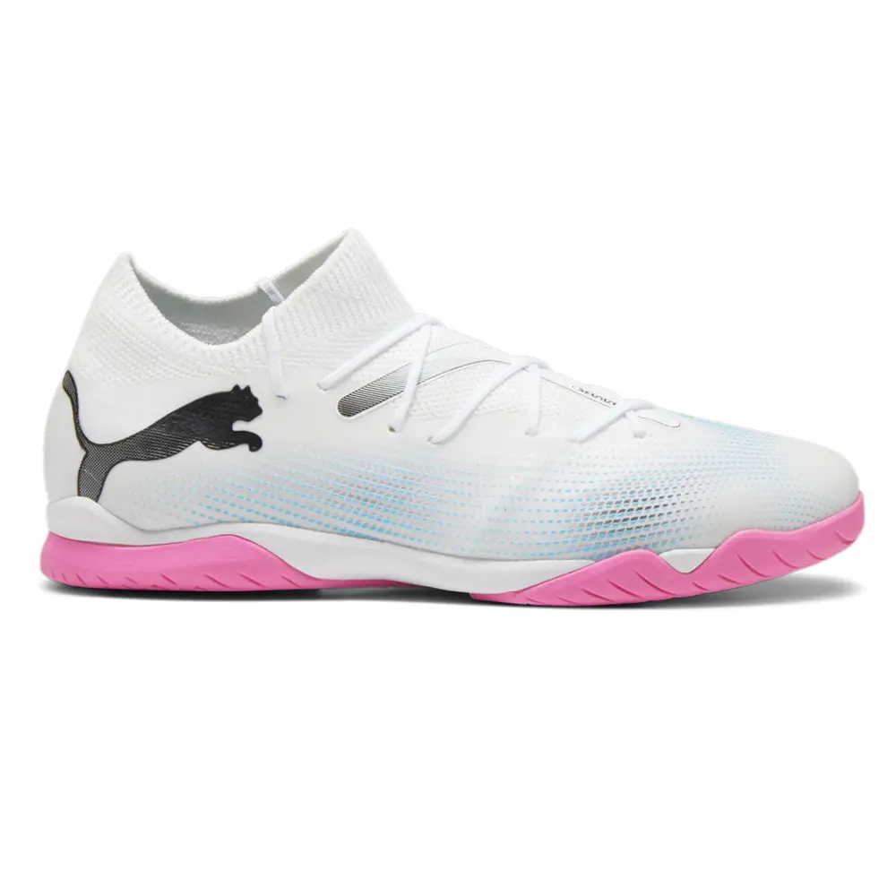 PUMA Mens Future 7 Match Indoor Soccer Cleats Indoor - White PUMA Mens Future 7 Match Indoor Soccer Cleats Indoor - White