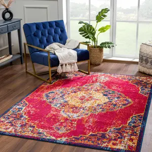 Istanbul Red Area Rug - Clearance