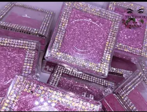 Rhinestone Case with Glitter Finish and Gorgeous Sparkle for Visible Champ funcionamento Per team