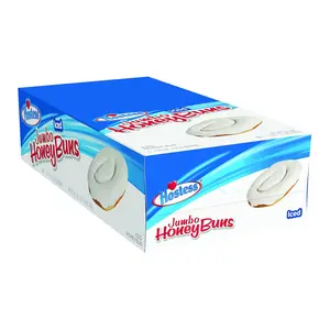 Hostess Jumbo Iced Honey Bun – 6 Pack (4 oz Each)
