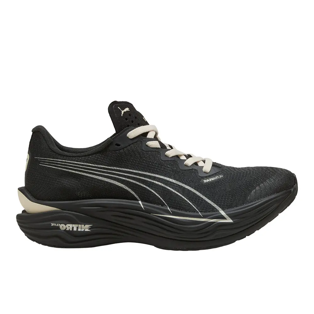 PUMA Womens X Represent Deviate Nitro Elite 3 Running Sneakers Shoes - Black