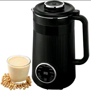 8 In 1 Nut Milk Maker Blender 32oz for Almond Oat Coconut Soy Plant Based Milks Non Dairy Beverages Automatic Soybean Milk Machine with Delay Start Keep Warm Boil Water Black