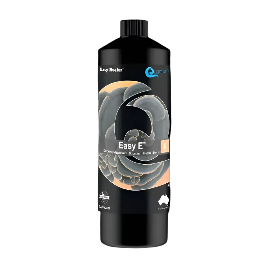 Quantum Easy Reefer Easy E Calcium Supplement for Reef Tanks - Ionic & Complexed Calcium, Magnesium, Iron, Barium, Vanadium, Trace Elements, Deionised Water Formula to Boost Energy, Enhance Coral Color, Support Coral Health & Healthy Growth