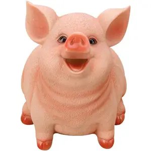 Cute Pig Money Box, Coin Banks Money Saving Box, Piggy Bank for Kids Adults Boys Girls as Birthday Gift with Box (Pig)